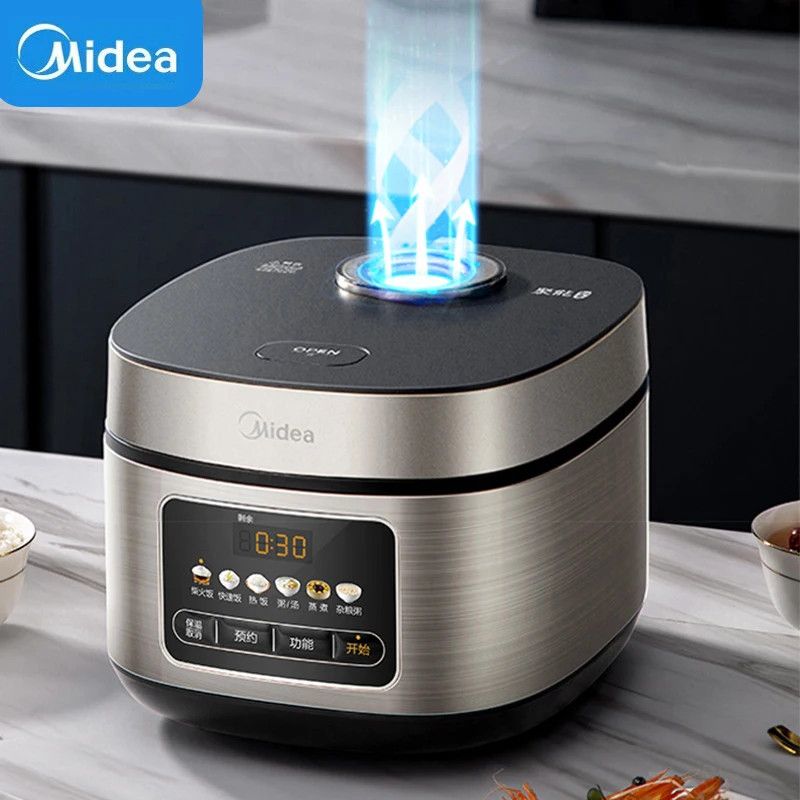 Panela elétrica de arroz MIDEA: multifuncional e rápida para 2 a 11 pessoas
